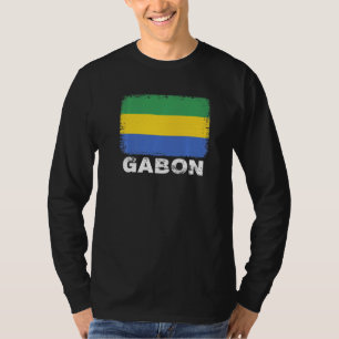 Camiseta Gabão - Bandeira apoia Pessoas do Gabão