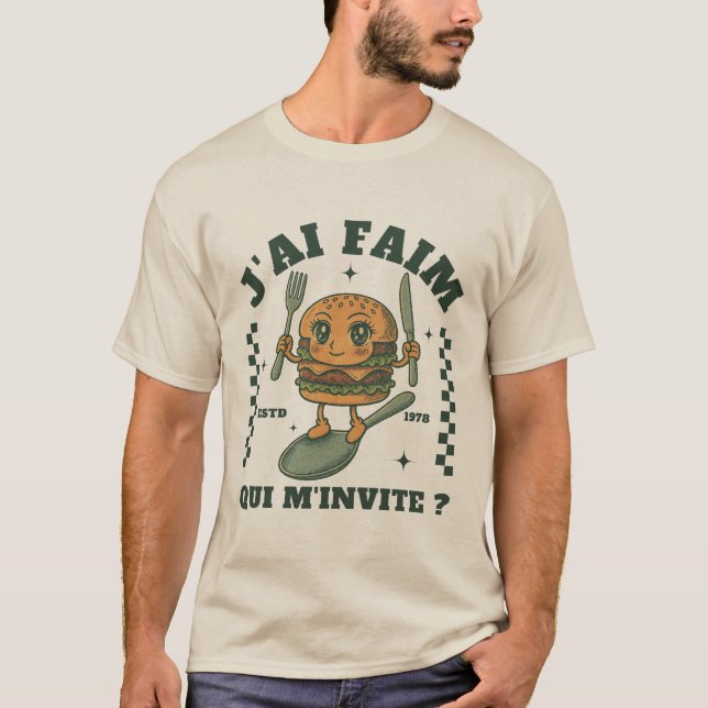 Camiseta Gabão: quem me convida para comer? (Frente)