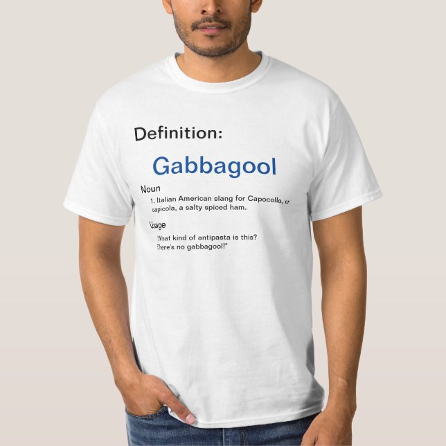 Camiseta Gabbagool T-Shirt (Frente)