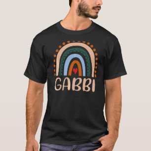 Camiseta Gabbi Rainbow Avó Cute Dia de as mães Gabbi