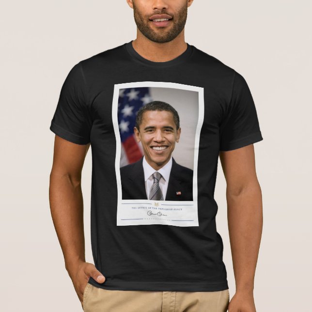 Camiseta Gabinete do Presidente Eleitor Barack Obama (Frente)