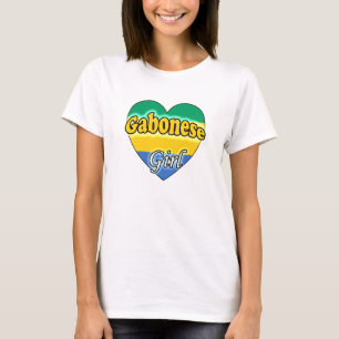 Camiseta Gabonês Girl