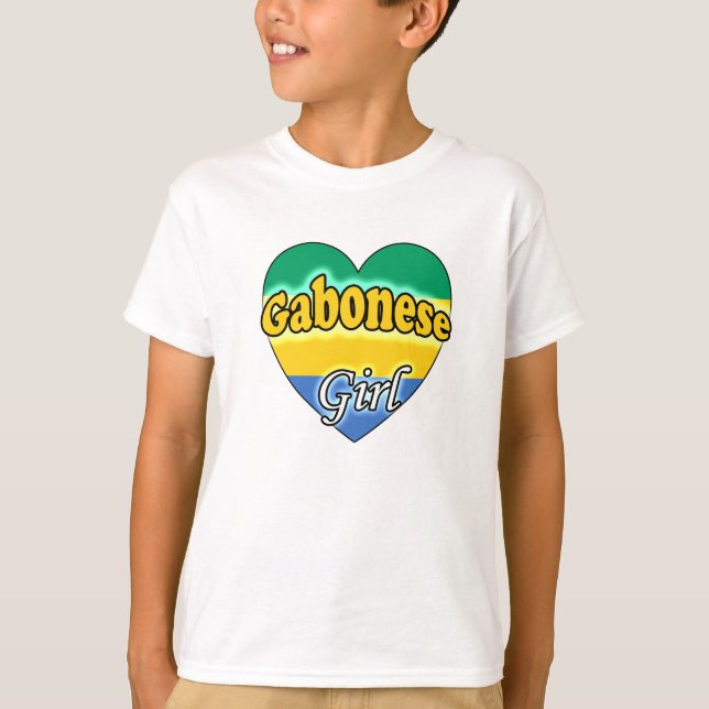 Camiseta Gabonês Girl (Frente)