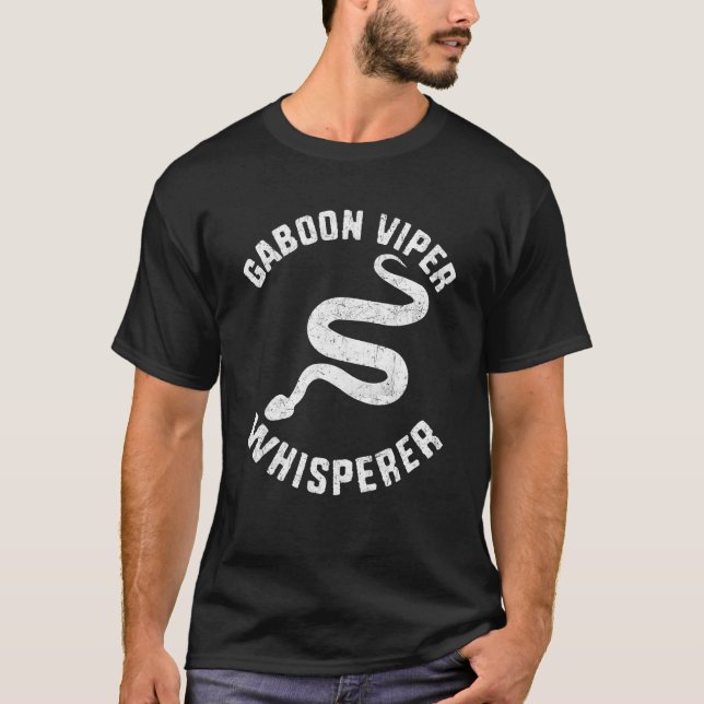 Camiseta Gaboon Viper Whisperer Snake Owner (Frente)