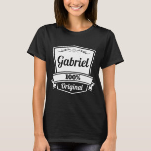 Camiseta Gabriel Gift Gabriel Personalizado Nome Aniversári