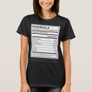 Camiseta Gabriela Information e Inegáveis Fatos