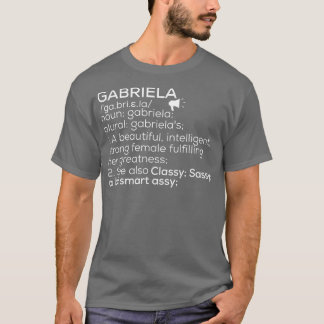 Camiseta Gabriela Name Gabriela Definição Gabriela Female