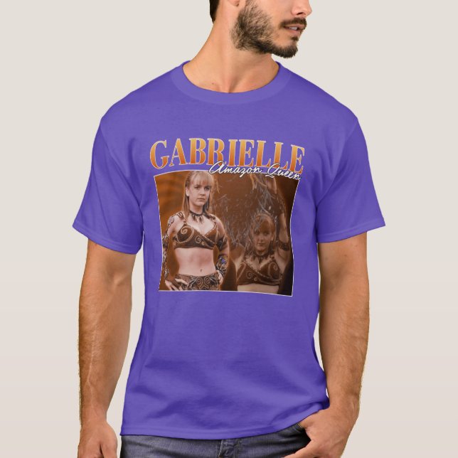 Camiseta Gabrielle Amazon Queen Retro friends (Frente)