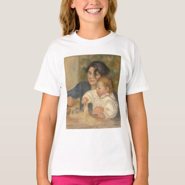 Camiseta Gabrielle e Jean (por Pierre-Auguste Renoir) (Frente)