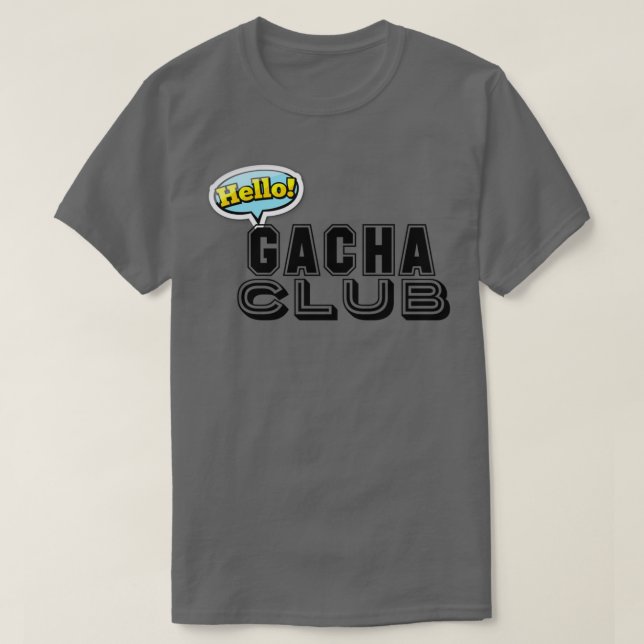 Camiseta Gacha Club  (Frente do Design)