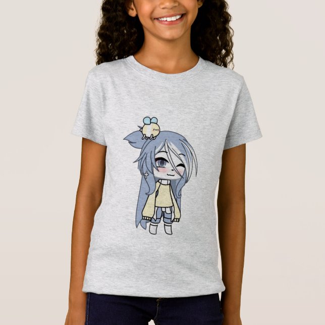 Camiseta gacha, gachalife, gachaclub, jogo, anime, fofo (Frente)