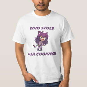 Camiseta Gacha Quem Roubou Meus Biscoitos?!