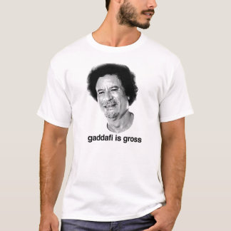 Camiseta Gaddafi é bruto