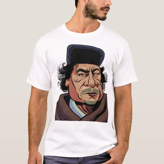 Camiseta gaddafi Líbia (Frente)
