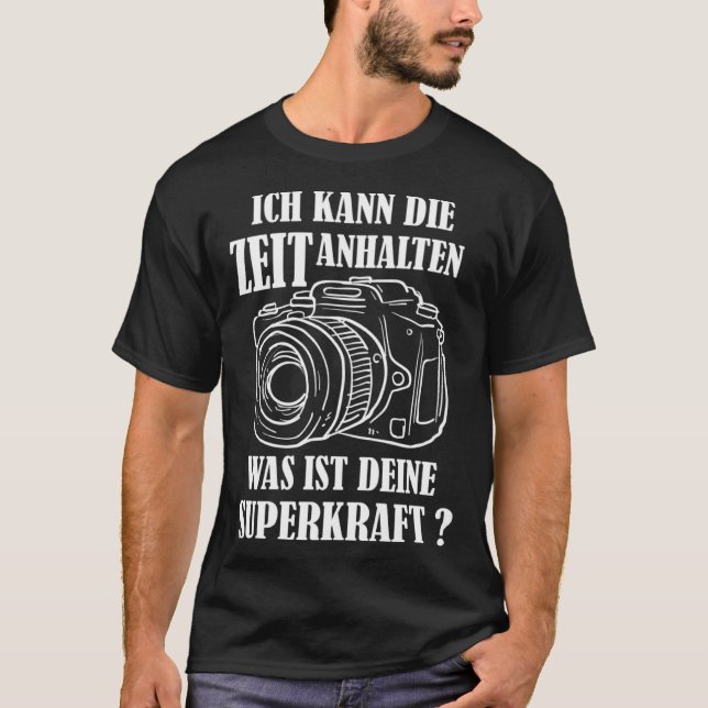 Camiseta gadget de câmera fotográfica (Frente)
