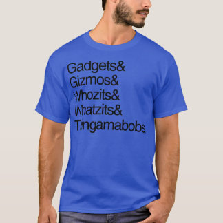 Camiseta Gadgets e Gizmos