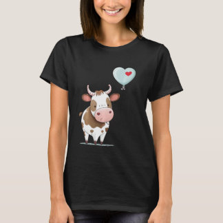 Camiseta Gado Ama Coração para Dia dos Namorados no Amante