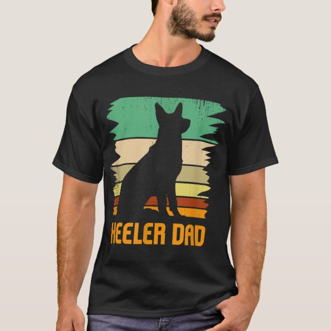 Camiseta Gado Australiano I Pet I Heeler Pai I Heeler (Frente)