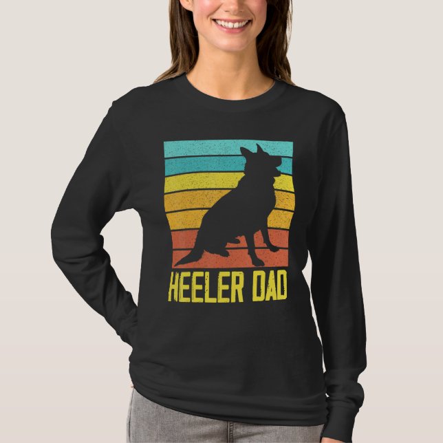 Camiseta Gado Australiano I Pet I Heeler Pai I Heeler (Frente)