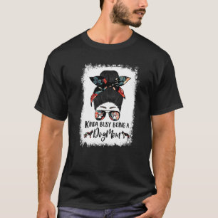 Camiseta Gado Australiano Meio Ocupado Sendo Um Cachorro Ma