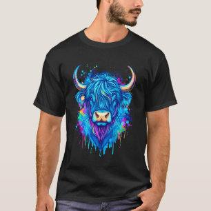 Camiseta Gado Bovino das Terras Altas da Escócia Highland