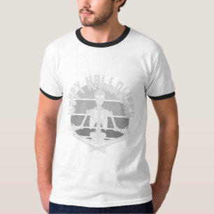 Camiseta Gado de Dia de as Bruxas engraçado assustador, Fe
