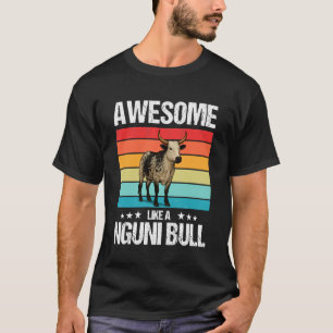 Camiseta Gado Nguni Incrível Como um Touro Nguni