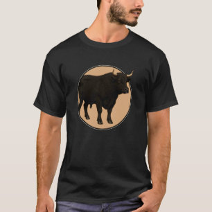 Camiseta Gado Preto Galês Touro Preto Galês
