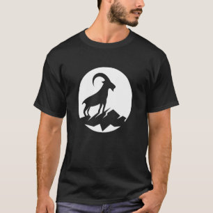 Camiseta Gado Selvagem legal Animais do Corno Selvagem Silh