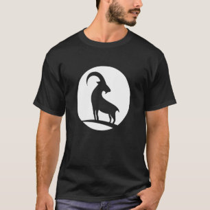 Camiseta Gado Selvagem legal Animais do Corno Selvagem Silh
