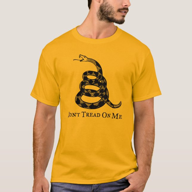 Camiseta Gadsden não pisa em mim o t-shirt (Frente)
