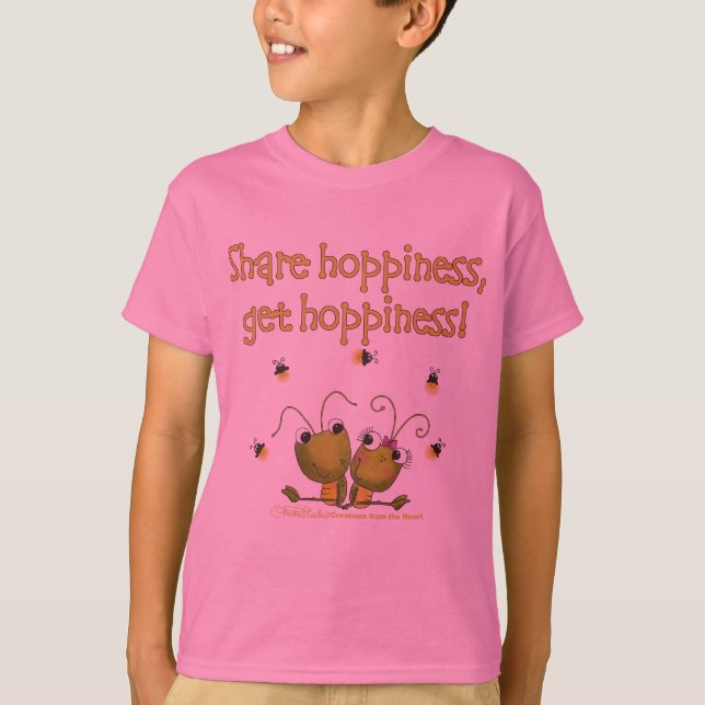 Camiseta Gafanhotos Compartilham Esperança (Frente)