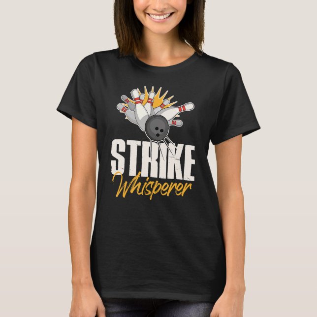 Camiseta Gag da Equipe de Boliche do Pressor (Frente)