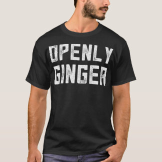 Camiseta Gag Ginger Oferece Ruiva Engraçada Presente Aberto