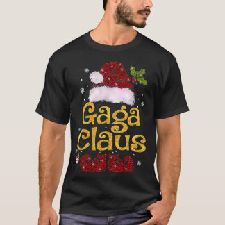 Camiseta Gaga Claus Christmas Pajama Family Matching Xmas