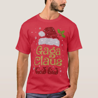 Camiseta Gaga Claus Engraçados Papais noeis de Natal Matriz