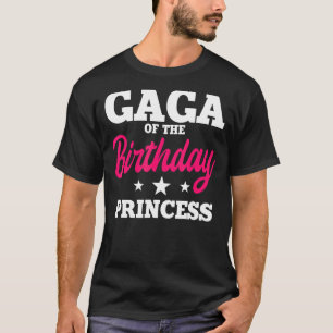 Camiseta Gaga do aniversário da festa princesa celebrati