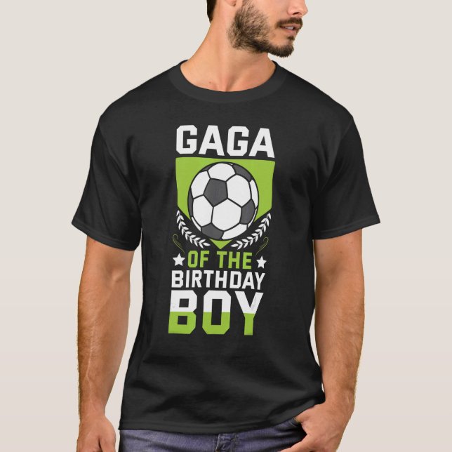 Camiseta Gaga Do Aniversário Do Jogador De Futebol P (Frente)