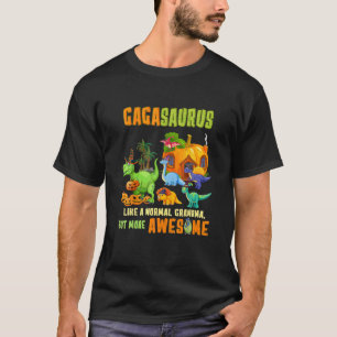 Camiseta Gagasaurus T Rex Dinossaur Gaga Saurus Halloween C