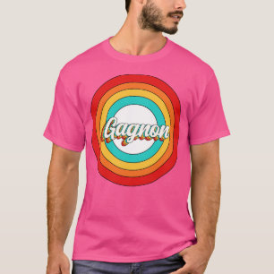 Camiseta Gagnon Name Shirt Vintage Gagnon Circle