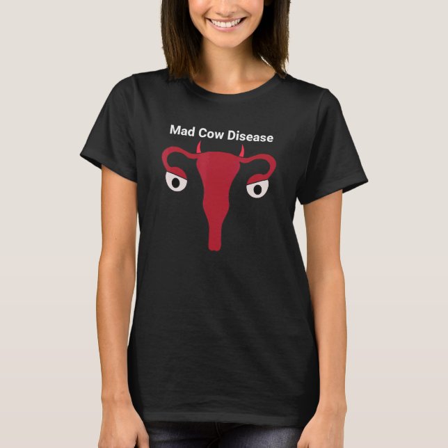 Camiseta Gagueira da Doença da Vaca Louca (Frente)
