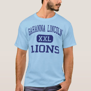 Camiseta Gahanna Lincoln - leões - alto - Gahanna Ohio