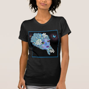 Camiseta GAIA Mãe Terra Fantasia Pagan Art de LeahG