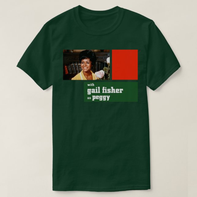 Camiseta Gail Fisher como Peggy Mannix (Frente do Design)
