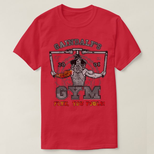 Camiseta Gaindalfs Gym Flye You Fools (Frente do Design)