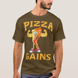 Camiseta Gains Pizza, Gym 16373233