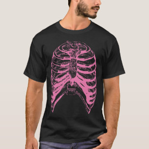 Camiseta Gaiola de Costelas Rosa