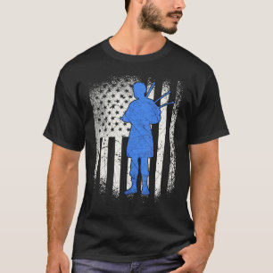 Camiseta Gaita Bolsa de Gaita Kilt Escocês Soprar Gaita