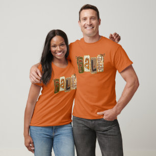 Camiseta Gaita Estética de Outono Abóbora Xadrez Cute Outon