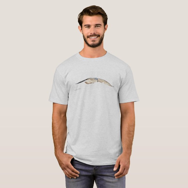 Camiseta Gaivota de arenques (Frente Completa)